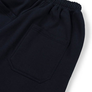 Men's Navy Blue Elastic Waist <b>Harem</b> Pants With Side Pockets Casual Autumn Knitted Joggers - Product Image 6