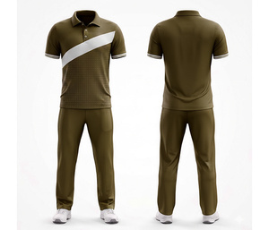 OEM Full Sublimation <b>Cricket</b> Apparel Manufacturer | Men Women Youth <b>Cricket</b> Wears Polo Shirt and Trouser Full Team - Product Image 5