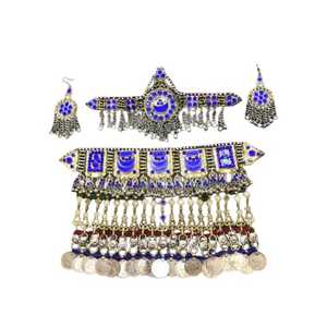 Afghan Fashion Jewelry <b>Sets</b> for Girls and Women Custom Size Color Options Available for Wedding - Product Image 1