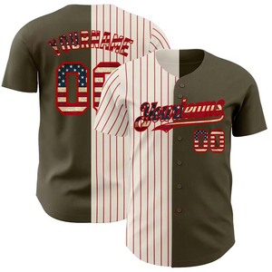 Nouveau maillot de baseball personnalisé en gros, maillot de baseball vierge pas cher, maillot de baseball 100 % polyester extensible - Product Image 5