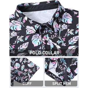 Chemises pour hommes en coton 100% tricoté, style actuel, sublimation, respirantes, séchage rapide, anti-rides, durables - Product Image 5