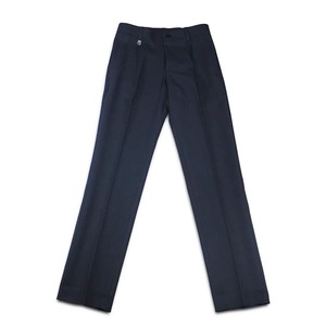 Pantalon de costume bleu marine en viscose/polyester pour garçons, uniforme scolaire personnalisé, avec ajusteur de taille, pantalon long - Product Image 4