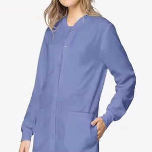 Vestes d'uniformes d'infirmières et blouses de laboratoire blanches personnalisées pour le personnel médical et pharmaceutique, avec logo imprimé – Meilleures ventes estivales - Product Image 4