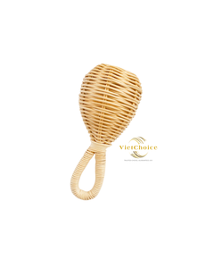 Nouvelles hochets pour bébés, jouets musicaux en rotin tressé à la main, avec un design en forme de poire scintillant, pour apaiser et divertir les enfants, cadeau - Product Image 2