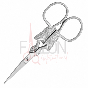 Antique Gold Embroidery <b>Scissors</b> Stainless Steel eyebrow shaping or Thread Cutting <b>Sewing</b> Craft - Product Image 3