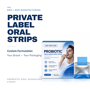 Tiras Probióticas Orales de Fibra Dietética Certificadas por GMP, Apoyo a la Digestión, Salud Intestinal Diaria, 30 Tiras, Vegetarianas y Veganas - Product Image 3