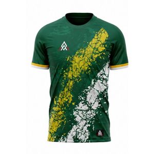 เสื้อฟุตบอลคุณภาพพรีเมียม ผ้าระบายอากาศได้ดี กระชับพอดีตัว และสวมใส่สบายเป็นเลิศ เหมาะสำหรับกีฬาประเภททีม บริการ OEM - Product Image 1