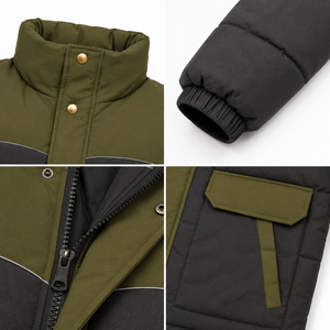 Chaqueta de Invierno para Hombre de Marca Privada, con Exterior de Poliéster, Acolchado Cálido, Detalles Reflectantes, Fabricación Personalizada, Venta al Por Mayor de Ropa Exterior - Product Image 4