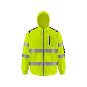 Sudadera con Capucha de Seguridad Unisex de Alta Visibilidad, Transpirable, con Logotipo Personalizado, Reflectante, de Poliéster, para Trabajo, OEM - Product Image 1