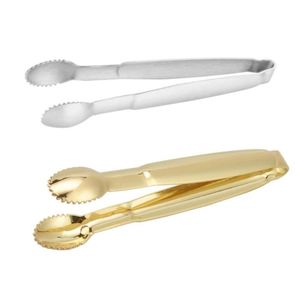 Pinces de cuisine de luxe en acier inoxydable doré, bord festonné, pinces de service en métal, pinces à barbecue, pinces à aliments, pinces de restaurant, vente en gros - Product Image 4