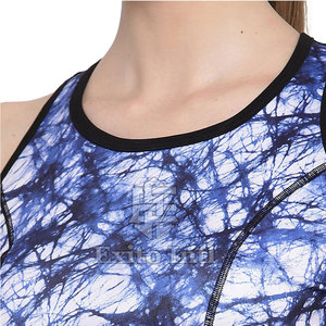 Conjunto de Yoga para Mujer con Cintura Elástica, Diseño Personalizado y Logotipo Frontal, Transpirable, de Spandex/Nylon, 2 Piezas - Product Image 5