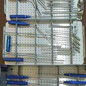 Ensemble d'instruments chirurgicaux manuels endoscopiques unilatéraux en acier inoxydable de haute qualité UBE Spine, miroir, finition satinée mate - Product Image 4