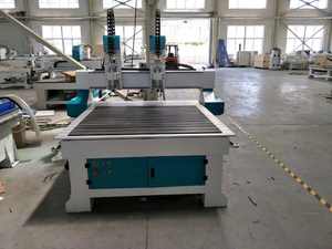 เครื่องแกะสลักซีเอ็นซีขนาดเล็กแบบสองหัว 2*3 ฟุต ควบคุมด้วย NC Studio มอเตอร์สเต็ปเปอร์ แกนหมุน <span class=keywords><strong>3.2</strong></span> กิโลวัตต์ โต๊ะแบบร่อง T - Product Image 3