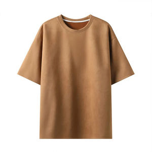 เสื้อยืดโอเวอร์ไซส์ทรงหลวมไหล่ตก ผ้าคอตตอนคุณภาพสูงสำหรับผู้ชาย รับสกรีนโลโก้ตามสั่ง เสื้อยืดเนื้อหนา - Product Image 1