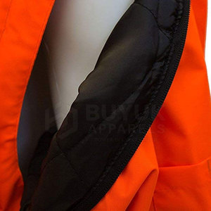 Chaqueta de Seguridad Reflectante Impermeable y Transpirable de Alta Visibilidad 100% Poliéster para Trabajos de Infraestructura e Industriales - Product Image 4