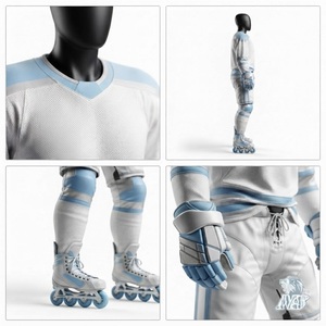 Uniforme de Hockey sobre Ruedas, Jersey de Alto Rendimiento, Pantalones Cortos, Calcetines, Ropa Deportiva de Equipo, Material Cómodo y Transpirable - Product Image 6