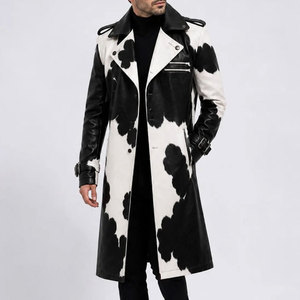 Manteau en cuir pour homme, style moderne, fabriqué avec des matériaux de qualité supérieure pour un confort hivernal, disponible en couleur et taille personnalisées - Product Image 1
