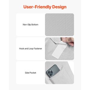 Juego de 4 Cuñas Ortopédicas Ajustables para Cama, Soporte para Piernas, Cuello y Hombros, Almohada de Calidad Premium para Cirugía, Almohada Cuña en Forma de P para Respaldo - Product Image 6