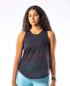 เสื้อกั๊กตาข่ายระบายอากาศสำหรับผู้หญิงเสื้อกล้ามโยคะลำลองสำหรับออกกำลังกายฤดูร้อนโลโก้ออกแบบได้ตามต้องการ - Product Image 2