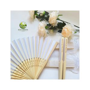 Abanico Plegable de Tela de Lujo, Recuerdo de Boda, Abanico Personalizado, Decoración para Fiesta Nupcial y Regalo para Invitados - Product Image 2