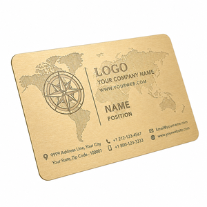 Plaque nominative rectangulaire en laiton gravée avec carte du monde, impression UV, cadeau d'affaires, carte de directeur - Product Image 2