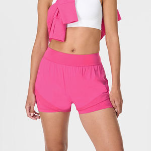 Shorts Deportivos de Cintura Media para Mujer, con Logotipo Personalizado, Transpirables, de Secado Rápido, para Gimnasio, Yoga y Entrenamiento, Corte Regular - Product Image 5