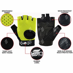 Guantes Deportivos Transpirables de Media Palma para Fitness, con Soporte para Muñeca, Antideslizantes y Duraderos, Venta al Por Mayor - Product Image 6