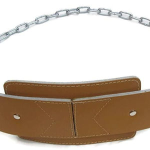Cinturón de Levantamiento de Pesas Ajustable, Cómodo y Duradero, de Cuero Genuino, con Cadena de Metal, para Entrenamientos de Levantamiento de Pesas en el Gimnasio - Product Image 2