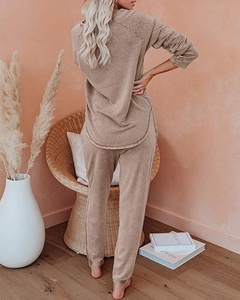 <b>Women</b> Activewear Full Zip Warm Tracksuit Sports Set Casual <b>Sweat</b> <b>Suit</b> - Product Image 6