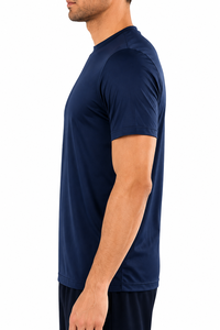 T-shirt Homme Personnalisé Décontracté en Jersey Uni Teint, Séchage Rapide, Respirant, Coupe Droite, Sportif, Écologique, Anti-Plis - Product Image 2