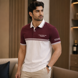 Khawaja Rafique Ullah Enterprises Men's <b>Black</b> 100% Cotton Formal for Shirt Embroidered Logo Full Sleeve Spring Wear Breathable - Product Image 6