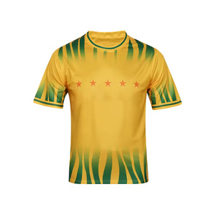 Maillot de football à manches raglan imprimé par sublimation personnalisé, Canada, équipe sportive masculine, maillot de football athlétique - Product Image 3