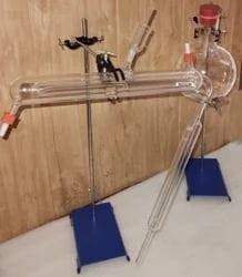 Juego de Aparatos de Vidrio Borosilicato Markham para Destilación y Reflujo, Equipo de Laboratorio OEM Personalizable, 250 ml, MAYALAB - Product Image 3