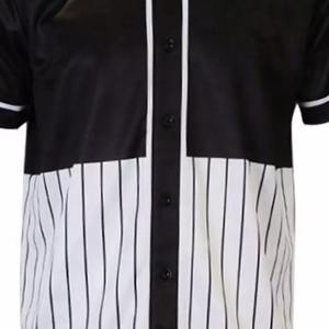 เสื้อเบสบอลผู้ชาย ระบายอากาศได้ดี แฟชั่นฮิปฮอป สตรีทแวร์ เสื้อเบสบอลแขนสั้นพิมพ์ลายดิจิทัล - Product Image 5