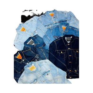 Chaqueta Bomber de Mezclilla Estampada de Primavera para Hombre, 100% Algodón, Alta Calidad, Diseños Casuales Mixtos, Etiquetas de Marca Ecológicas, Disponible en Existencia - Product Image 1