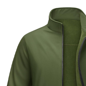 Custom Made 2024 Men's Waterproof Men Softshell <b>Jacket</b> for Hunting Hiking & Camping Solid Pattern Woven Technique - Product Image 2