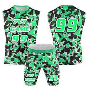 Kit de performance de qualité supérieure, ultra doux au toucher, avec un motif dynamique, impression par sublimation personnalisée, uniforme 7 sur 7 - Product Image 3