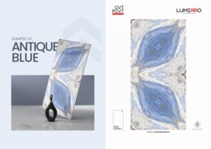Carreaux de porcelaine brillants de qualité supérieure, effet marbre, format 60x120cm (600x1200mm, 24x48 pouces), pour murs et sols intérieurs de luxe. - Product Image 4