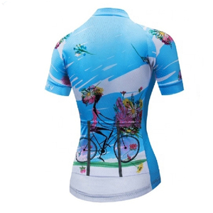 Vêtements de cyclisme à fermeture éclair, uniforme de vélo à séchage rapide, vêtements de vélo pour hommes, uniforme court - Product Image 3