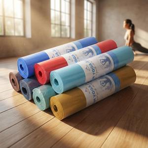 Tapete de Yoga Ecológico, Nuevo, de EVA, Forma Rectangular, Impermeable, con Embalaje de Película OPP, 182 cm y 175 cm de Longitud, de Vietnam - Product Image 1