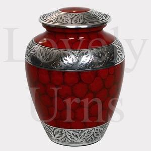Urna funeraria Ruby Remembrance para adultos, tamaño mediano, recipiente para cenizas, diseño elegante para recuerdo. - Product Image 2
