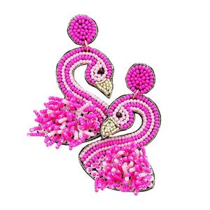 ต่างหูลูกปัดสไตล์โบฮีเมียนที่กำหนดเองได้ต่างหูยาวประดับรูปกระต่ายดีไซน์สวยใหม่ต่างหูห้อยคุณภาพ - Product Image 3