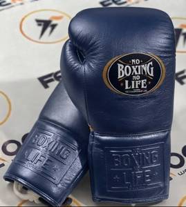 Guantes de Boxeo de Cuero Genuino Hechos a Mano de Alta Calidad para Entrenamiento de Adultos, Secado Rápido, con Cordones y Dedos Completos - Product Image 5