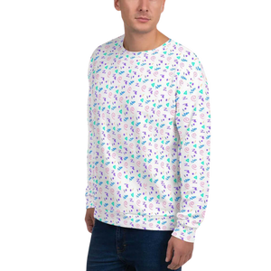 เสื้อสเวตเชิ้ตคอกลมสีขาวสำหรับผู้ชาย ทรงปกติ แขนยาว ผ้าฝ้ายถัก สวมใส่สบายๆ สำหรับฤดูใบไม้ร่วง - Product Image 6