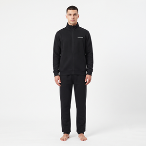Survêtement de sport pour homme de haute qualité, fermeture éclair intégrale, entraînement physique, vêtements de sport décontractés, tenue de jogging, vente en gros - Product Image 5