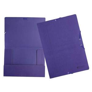 Porte-documents A4 bleu avec attaches et rabats CARPETA CARTON AZUL - Product Image 1