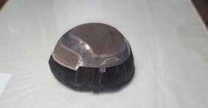 วิกผมแท้ Taz Hair Bangladesh คุณภาพสูง 100% ความหนาแน่นสูง HD Lace พร้อมฐานผ้าไหมขนาดใหญ่ สีบลอนด์ใส - Product Image 2