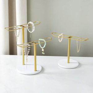Soporte giratorio de doble nivel para exhibición de joyas, diseño giratorio de 360 grados, soporte para pulseras, organizador sin enredos para un almacenamiento elegante - Product Image 2