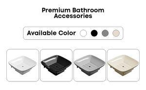 Waterproof square soap dish holder for bathroom <b>shower</b> wall mount soap tray rust resistant steel soap saver for home and hotel - Product Image 5