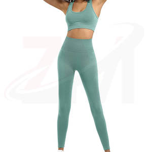 Servicio OEM, Conjunto de Yoga Profesional para Mujer, Tallas Grandes, Transpirable y de Secado Rápido - Product Image 2